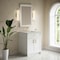 James Martin Vanities Bellshire 30" Single Vanity, Bright White w/ 3 CM Ethereal Noctis Silestone Top 660-V30-BW-3ENC - alternate 6