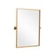 Homeroots 36" Gold Metal Framed Full Length Hanging Mirror 564459 - alternate 1