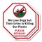 Signmission We Love Dogs but Their Urine Is Kil, 6 inch X 6 inch, Plastic Sign, 2PK OC-P-2PACK-6-343 - alternate 1
