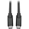 Tripp Lite USB C to USB Type C Cable 3.1 Gen 1, 5 Gbps 3A Rating M/M 10ft U420-010 - alternate 1