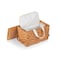 Picnic Time Family Of Brands Poppy Personal Picnic Basket, Beige 124-00-299-000-0 - alternate 4
