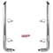 Ilc FREIGHTLINER CORONADO YEAR 2005 7-5 X 114 INCH CHROME EXHAUST KIT WITH MITER CUT STACKS Replacement FRTLNR CORONADO 2005 7-5 X 114 INCH CHR EXHAUST KI - alternate 2