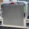 Ilc PETERBILT 389 GLIDER YEAR 2022 CUSTOM STAINLESS STEEL FLATTENED GRILLE INSERT W OVAL HOLES PETE 389 GLIDER 2022 CUSTOM SS FLATTENED GRILLE IN - alternate 2
