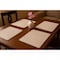 Homeroots 15" Set of Four Ivory And Natural Jute Square Placemats 534175 - alternate 1