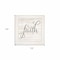 Homeroots Simple Words Faith 1 White Framed Print Wall Art 415522 - alternate 3