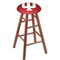 Holland Bar Stool Co Oak Bar Stool, Medium Finish, Indiana Seat RC30OSMed - alternate 1