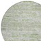 Homeroots 8' Artichoke Green And Ivory Round Striped Washable Indoor Outdoor Area Rug 604514 - alternate 6
