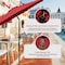 Ipower 9ft Patio Umbrella Red LGBRLA9RED - alternate 3