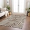 Homeroots 9' X 12' Brown And Beige Animal Print Washable Indoor Outdoor Area Rug 600598 - alternate 5