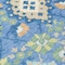 Homeroots 5' X 8' Blue Green And Orange Oriental Washable Indoor Outdoor Area Rug 597675 - alternate 6