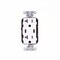 Leviton Duplex Outlet, USB C, White 20A, 125V T5837-W - alternate 3