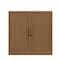 Homeroots 31in Brown Wood Accent Cabinet With Two Doors 691112 - alternate 1
