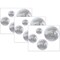 Teacher Created Resources Disco Balls Accents, Assorted Sizes, 60-Piece Set, 3PK 6980 - alternate 1