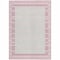 Homeroots 5' X 8' Pink And Ivory Striped Washable Indoor Outdoor Area Rug 610493 - alternate 4