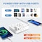 Jouleloom Power Strip Surge Protector with 8 Outlets, 4 USB and 2 USB C Ports, 5 Ft Extension Cord,  SOPOWERSTRIP14WHT - alternate 5