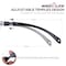 Bison Life Higuard Safety Glasses, Anti-Fog, Impact Resistant, UV400 Eye Protection with Adjustable Temple, 2PK BPES-HGSG-CLLBKGYT-2 - alternate 6
