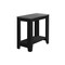 Homeroots 22" Black And Gray End Table With Shelf 333047 - alternate 1