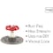 Ironwerks Designs Red Vintage Water Faucet Valve Handle, 3PK RED_WTR_FAUCET - alternate 3