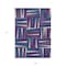Homeroots 9' X 12' Purple Ivory And Teal Blue Geometric Washable Indoor Outdoor Area Rug 598296 - alternate 6