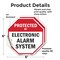 Signmission Protected By Electronic Alarm Syste, 6 inch X 6 inch, Vinyl Decal, 2PK OC-D-2PACK-6-183 - alternate 3
