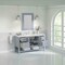 James Martin Vanities Breckenridge 60 in. Single Vanity, Serenity Blue, w/ 3 CM White Zeus Quartz Top 330-V60S-SRB-3WZ - alternate 4