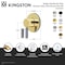 Kingston Brass Single-Handle Six-Way Diverter Valve with Round Trim Kit, Polished Nickel KS4036KPS - alternate 2