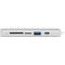 Tripp Lite USBC MLTIPRT ADPTR CRD RDR SLV U460-002-2AM-C1 - alternate 3