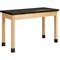 Diversified Spaces Rectangle Table, 54" W, 56" L, 36" H, Phenolic Resin, black P7204K36N - alternate 1