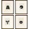 Homeroots Set Of Four Geometrics II Black Framed Print Wall Art, 4PK 525392 - alternate 3