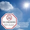 Signmission No Smoking Within 75' Of Any Door o, 10 inch X 10 inch, Aluminum Metal Signs, 2PK OC-A-2PACK-10-89 - alternate 4