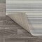 Jonathan Y Fawning Two-Tone Striped Classic Low-Pile Machine-Washable Cream/Light Gray 3 ft. x 5 ft. Area Rug WSH304B-3 - alternate 7