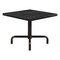 Homeroots 36" Black and Gold Wood and Steel Pedestal Base Square Dining Table 557692 - alternate 6