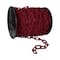 Mr. Chain 2" x 100' Crimson Plastic Safety Chain - Reel 51158 - alternate 1