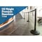 Us Weight Sentry QuikSecure Stanchion with 6.5' Chevron Belt, 2PK U2001CYB - alternate 4