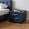 Homeroots 21" Sapphire Blue Wood Two Drawer Nightstand 719565 - alternate 4
