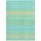 Homeroots 5' X 8' Aqua Green And Yellow Striped Washable Indoor Outdoor Area Rug 614792 - alternate 8