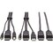 Eaton EATON Tripp Lite Series Dual DisplayPort KVM Cable Kit - DP, USB, 3.5 mm Audio 3xM/3xM + DP M/M P783-010-DP - alternate 1