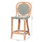 Bali & Pari Mattie Natural Rattan Bistro Counter Stool, Green 269-14769-ZORO - alternate 6