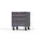 Strong Hold 3 drawer cabinet - (1x 6in, 1x 7in, 1x 9in) - Red accents - Keyed Alike S3036-PCAAS-0303DS - alternate 3