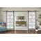 Sartodoors Double Barn Interior Door, 36" x 96", Gray QUADRO4002DB-SSS-3696 - alternate 1