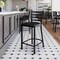 Flash Furniture HERCULES Black Ladder Back Metal Restaurant Counter Stool - Black Vinyl Seat XU-DG697BLAD-24-BLKV-GG - alternate 9