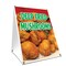 Signmission Deep Fried Mushrooms, 36 Inch x 24 Inch A-frame Yard Sign, Plastic Sign SBC-2436-Deep Fried Mushrooms - alternate 1