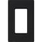 Lutron Designer Wall Plates, Number of Gangs: 1 Gloss Finish, Black CW-1-BL - alternate 1