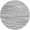 Homeroots 8' Gray And Ivory Round Abstract Washable Indoor Outdoor Area Rug 613099 - alternate 3