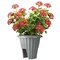 Pure Garden Railing Planter 13.5 in Round Flower Box w/ Drainage Insert 2.64-Gallon Outdoor Planter Box 50-LG1464 - alternate 6