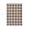 Homeroots 10' X 14' Brown And Beige Plaid Washable Indoor Outdoor Area Rug 595384 - alternate 6