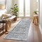 World Rug Gallery Bohemian Stripe Arch Design Runner Rug 2 ft x 7 ft Cream WR35CREAM2X7 - alternate 1