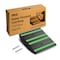 Pyle 1 Ft. Rubber Threshold Curb Ramp with Green Reflective Strips, Expansion Screws for Driveways, Car & PCRMP1SG - alternate 1
