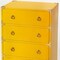 Homeroots 24" Yellow Solid Wood Four Drawer Dresser 389736 - alternate 6