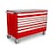 Tekton Rolling Tool Cabinet, 7 Drawer, Red, Steel, 60 in W x 27 in D x 41-1/2 in H OCL63200SST - alternate 1